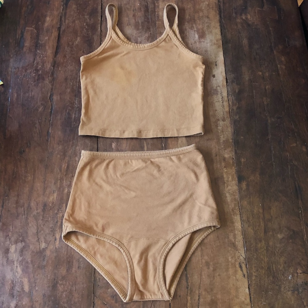 Arq high-rise undies and crop tank - size small